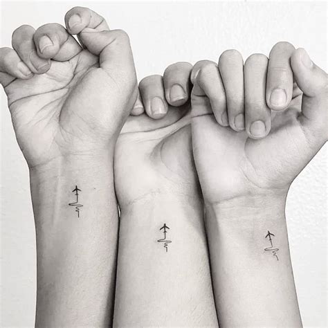 Tatuajes para tres hermanos